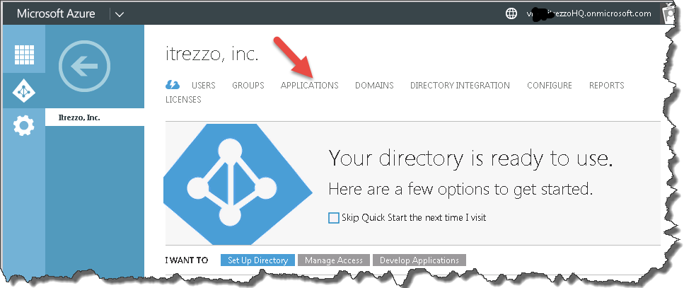 Setting App permissions Azure AD